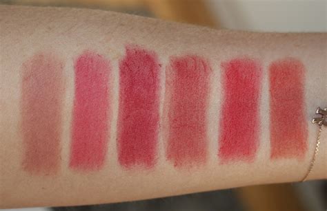 givenchy le rouge sheer velvet swatches
